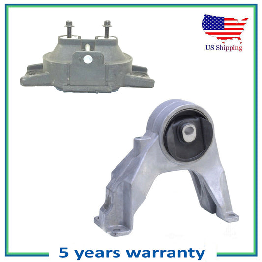 Set 2PCS Rear & Right Engine Motor Moun For 2009-2010 Dodge Journey 3.5L V6 AWD
