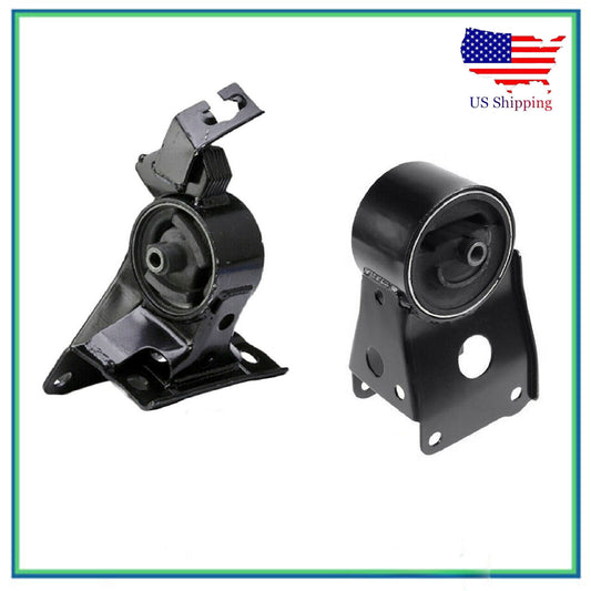 Set 2PCS Front Engine Motor & Manual Transmission Mount For 03 Nissan Maxima 3.5
