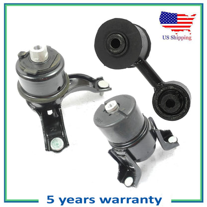 3PCS Motor & Torque Strut Mount For 2002-2006 Toyota Camry Solara 2.4L Standard