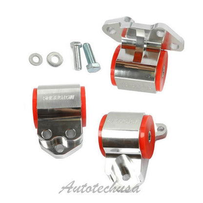 Para 94-01 Acura Integra & 92-95 Civic B&d Motor Montaje Juego Billet Aluminio
