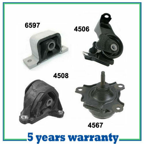 M403 Engine Motor Mount For 02-06 Acura RSX 2.0L w/ AT 4 PCS 6597 4567 4508 4506