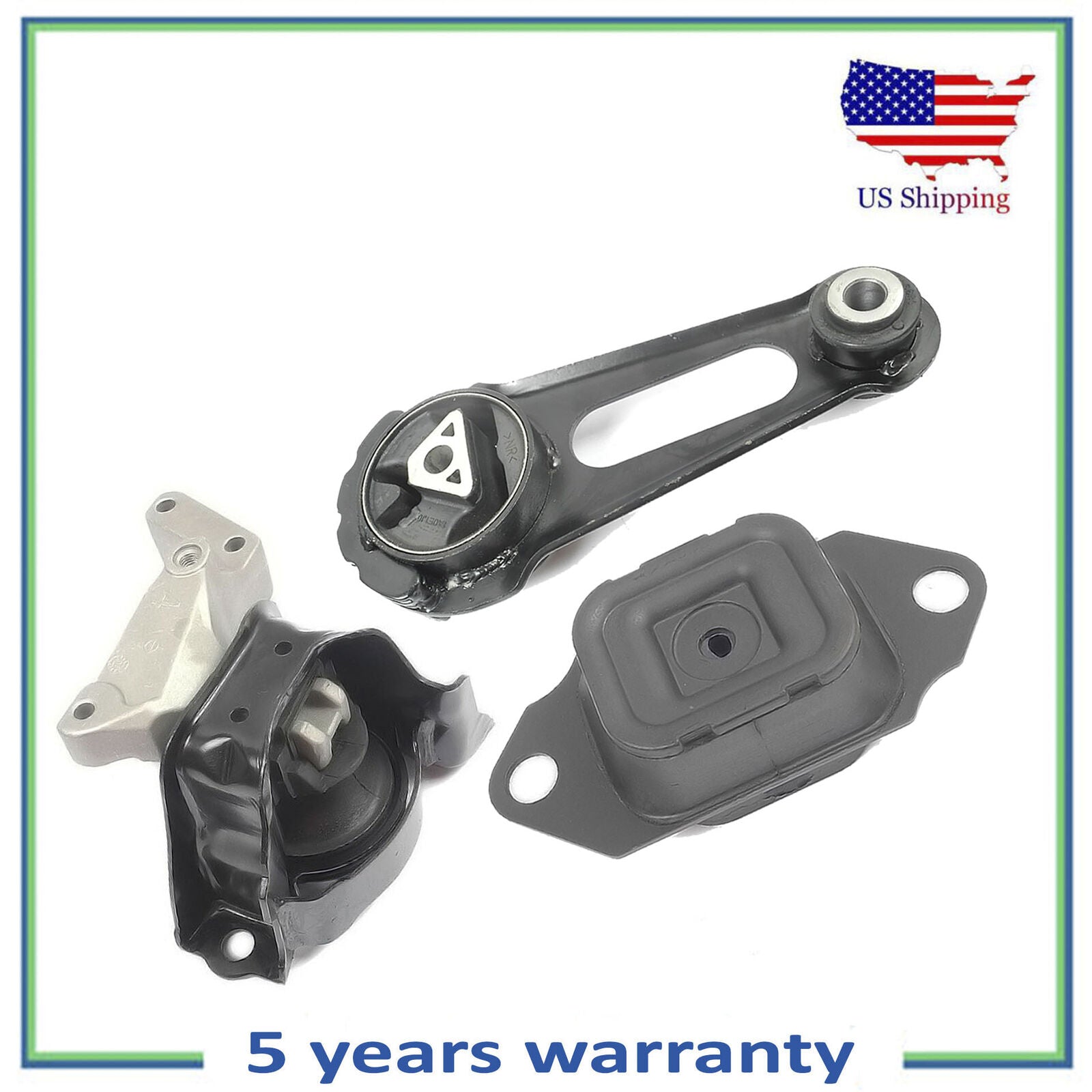 마나ページ Set 3PCS Engine Motor & Transmission Mount For 12-19 Nissan