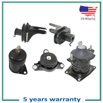 Juego 5PCS Nuevo Motor & Manual Trans Montaje Para 08-12 Honda Accord 3.5L Coupe