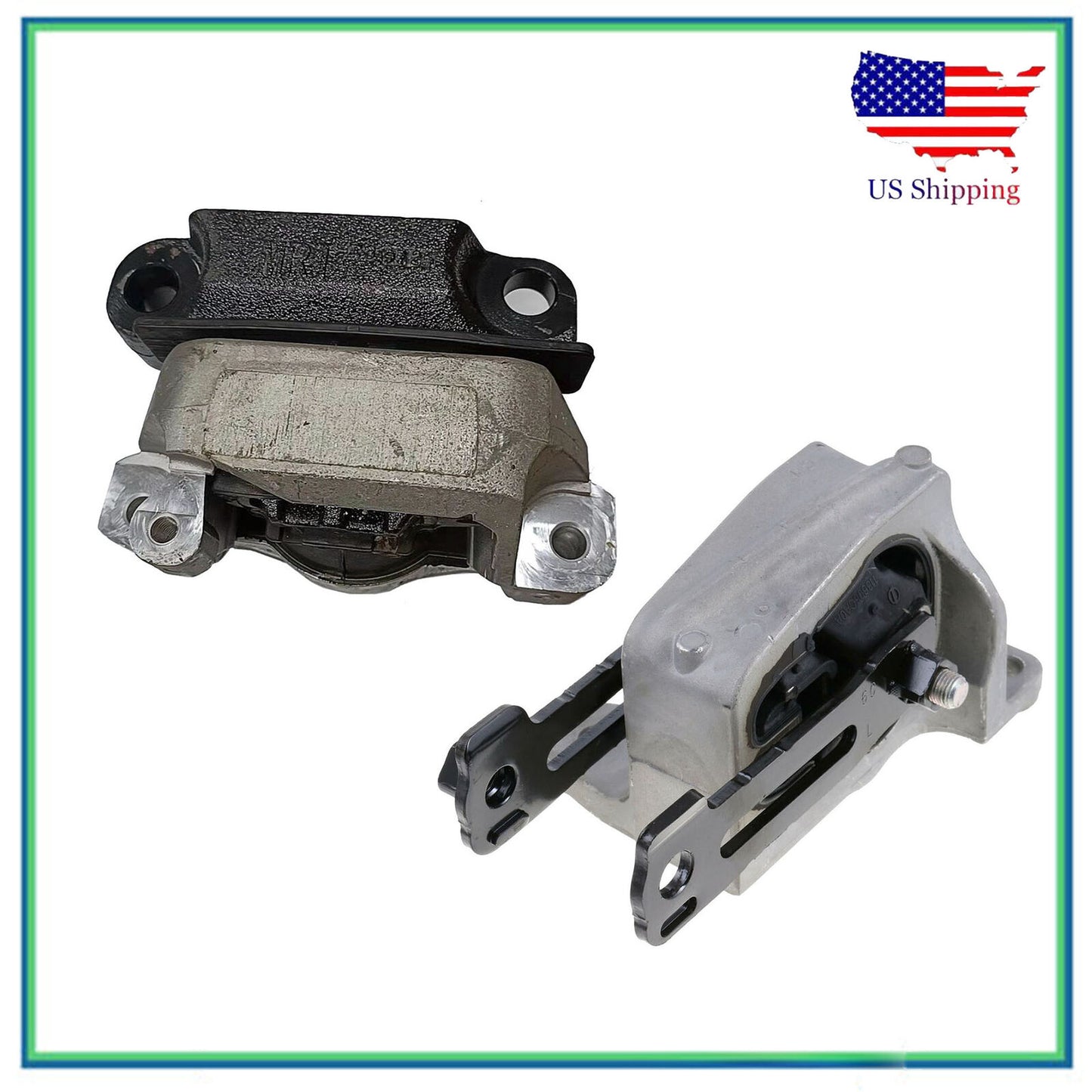 Set 2PCS Engine Motor Mount MotorKing For 2019-2020 Nissan Altima 2.0L