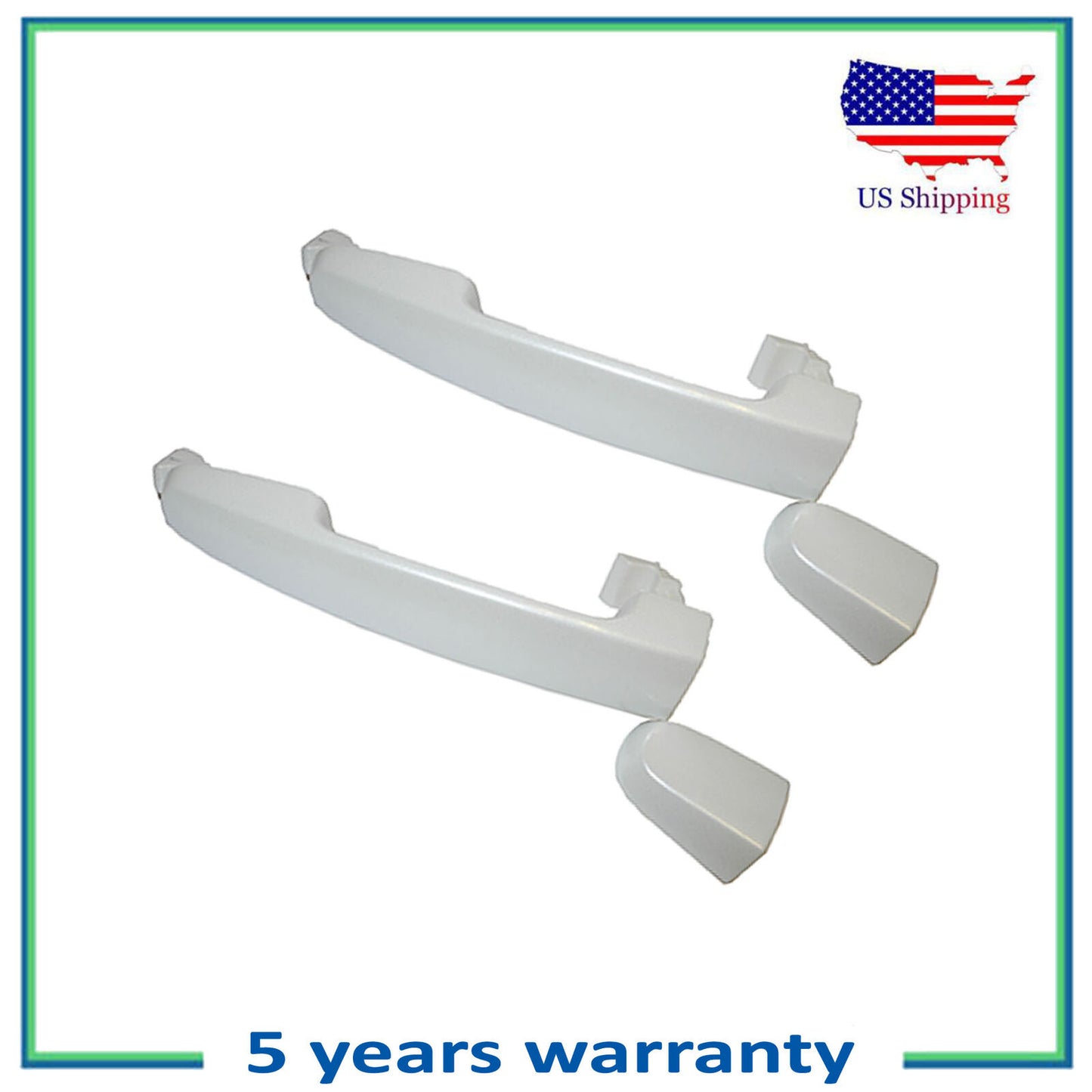 Rear Outer Door Handle For 02-06 TOYOTA Camry Blizzard Pearl 070 DS517