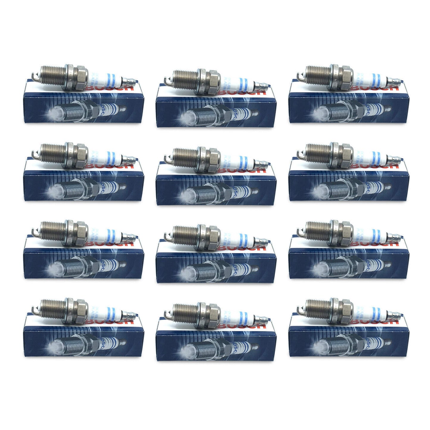 OEM Bosch Spark Plug 7422 set of 12 NEW For Mercedes R129 W163 W202 W203 W208