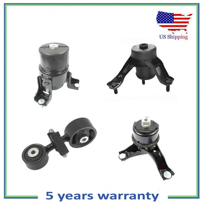 4PCS Japan Built Engine Motor & Manual Trans Mount For 02-06 Toyota Camry 2.4L