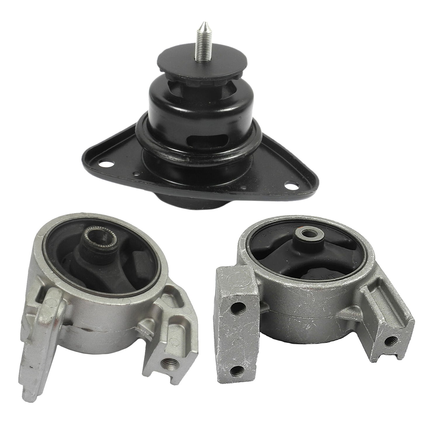 3PCS Front & Rear Engine Motor Mount For 06-11 Kia Rio Rio5 1.6L 7159 7136 7164