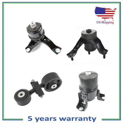 4PCS Moteur & Transmission Manuelle Montage Pour 2007-2008 Toyota Solara 2.4L