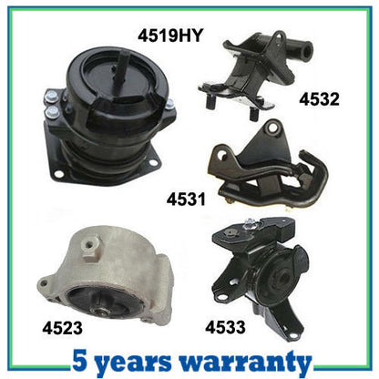 M325 Moteur & Trans Montage Pour 2003-2006 Acura MDX 3.5L Set De 5PCS Neuf