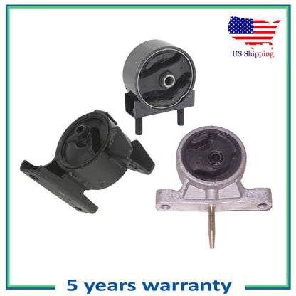 3PCS Engine Motor & Trans Mount For 2WD Suzuki 02-03 Aerio 2.0L 04-07 Aerio 2.3L
