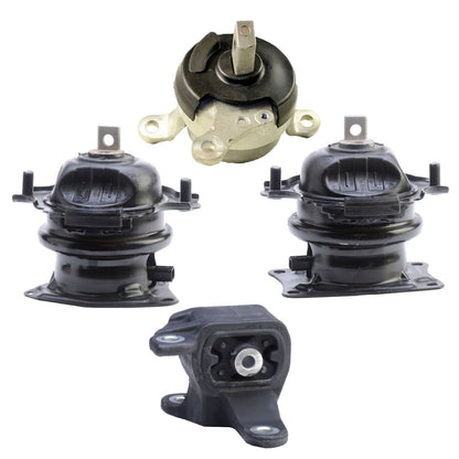 for Acura MDX, Honda Pilot 6 Speed Engine Motor Mounts & Trans. Mount 4 pcs Set