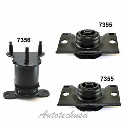 Trans & Engine Mount Set For Infiniti Nissan Armada Pathfinder M1049 7355*2 7356