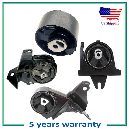 Set 4PCS New Engine Motor & Automatic Transmission Mount For Dodge Plymouth 2.4L