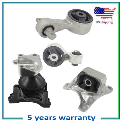 Engine Motor & Torque Strut Mount Set 4 PCS M3611 For 2006-2011 Acura CSX 2.0L