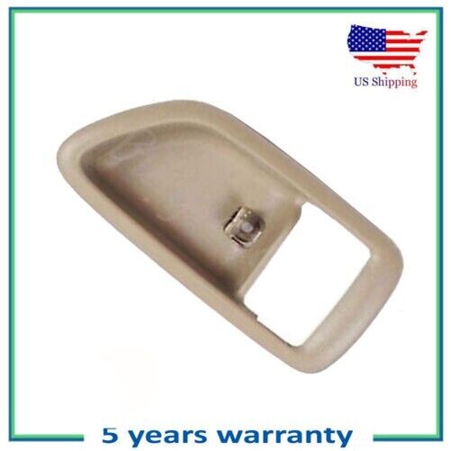 Left Interior Door Handle Bezel Case Cover For 00-04 Toyota Avalon Tundra Brown