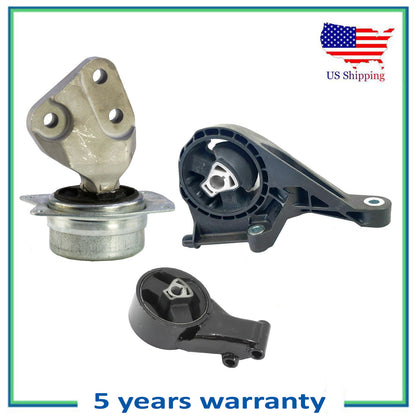 Juego 3PCS MotorKing Auto Transmisión Montaje Para 2012-2014 Buick Lacrosse 2.4L
