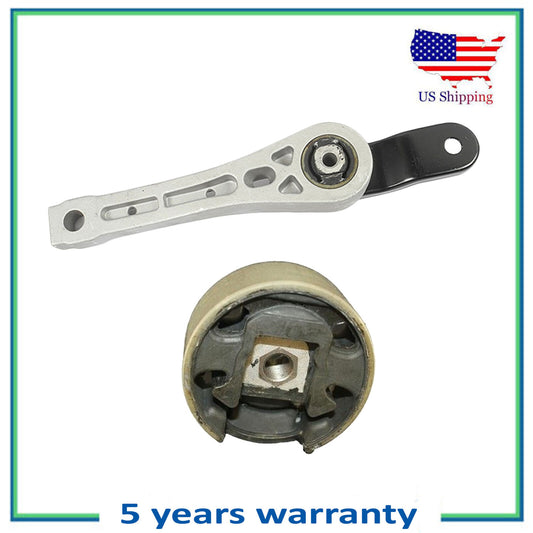 2PCS Manual Engine Motor Mount For 2010-2014 Volkswagen GTI 2.0L 6969 6962