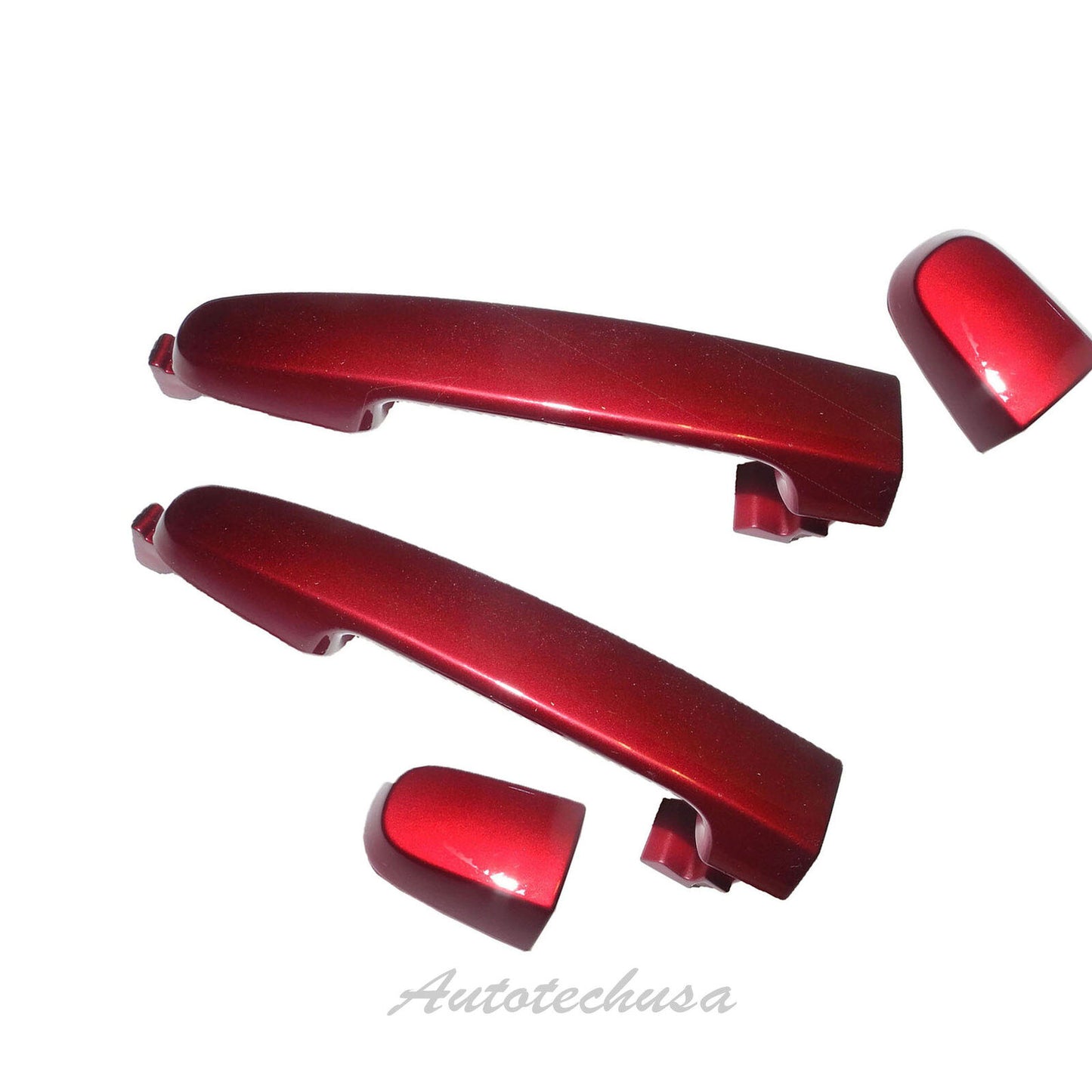 Posteriore Esterno Porta Manico Set Per 02-06 Toyota Camry Rosso Mica 3M8 W/O