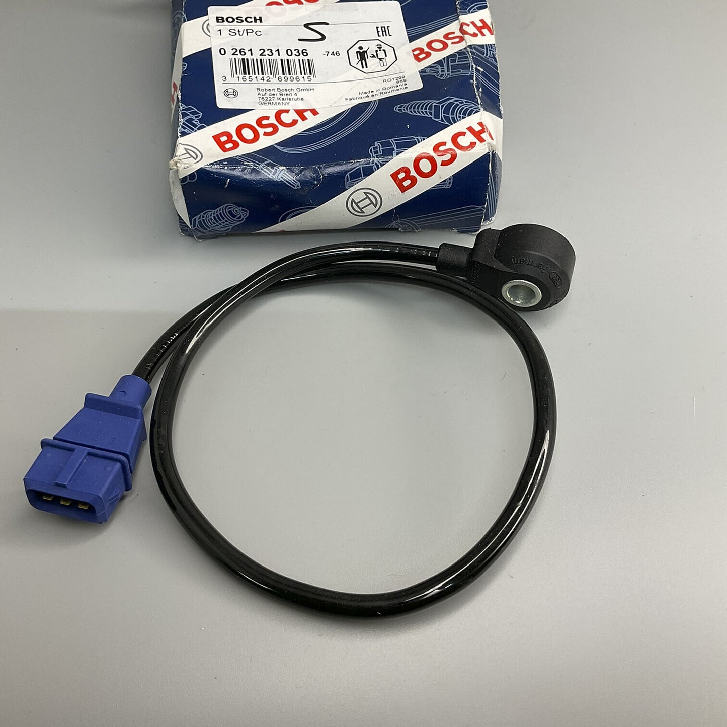 For 1988-2002 Audi Porsche Volkswagen 0261231036 Bosch GENUINE Knock Sensor