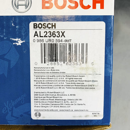 BOSCH Remanufactured Alternator For 1995-1997 Nissan Pickup 2.4L AL2363X