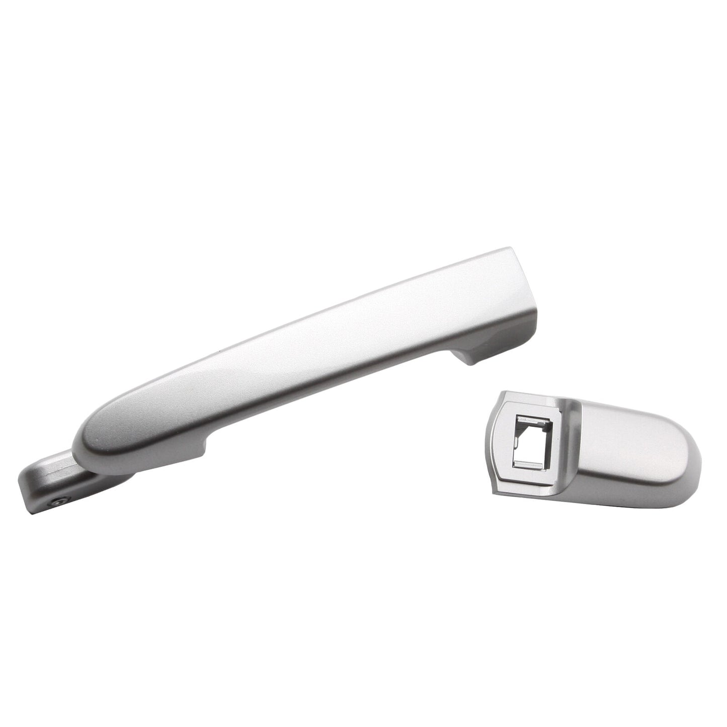 Rear Pair Outside Door Handle For 06-2011 Hyundai Accent 5S Platinum Silver Mica