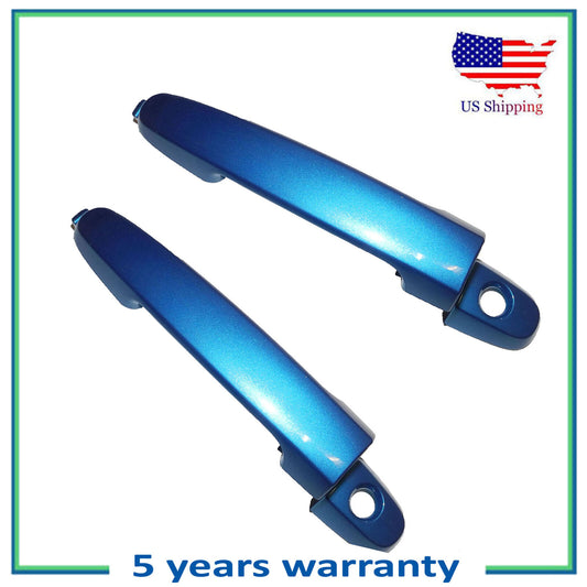 Front Outer Door Handle For 02-06 TOYOTA Camry Speedway Blue Metallic 8P1 DS536