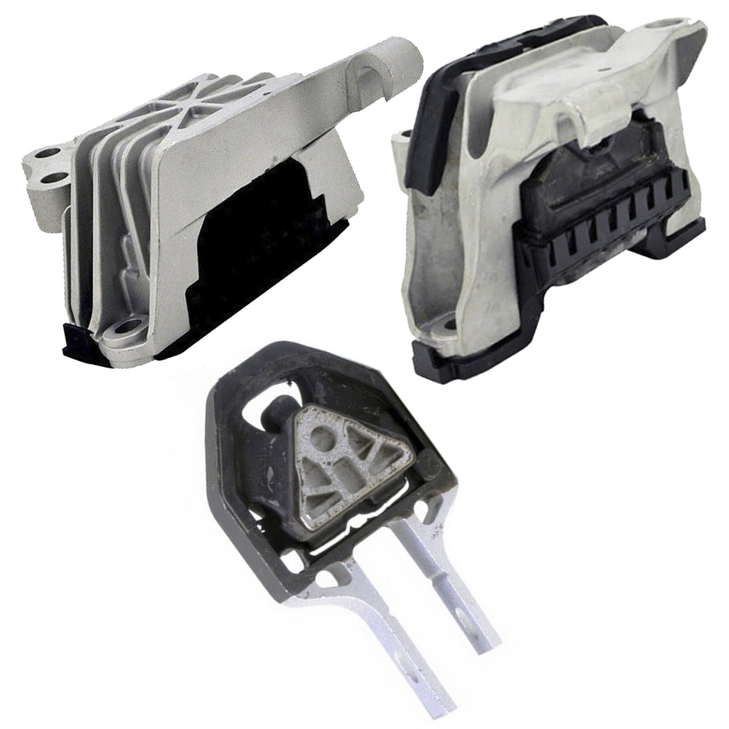 Set 3PCS Front, Rear Engine Motor & Auto Trans. Mount For 13-16 Dodge Dart 2.4L