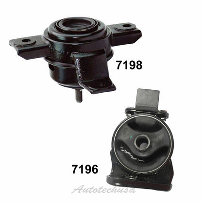 Moteur Montage M1261 Pour Santa Fe / Kia Sorento 2.4L 3.5L Set 2pcs 7196 7198