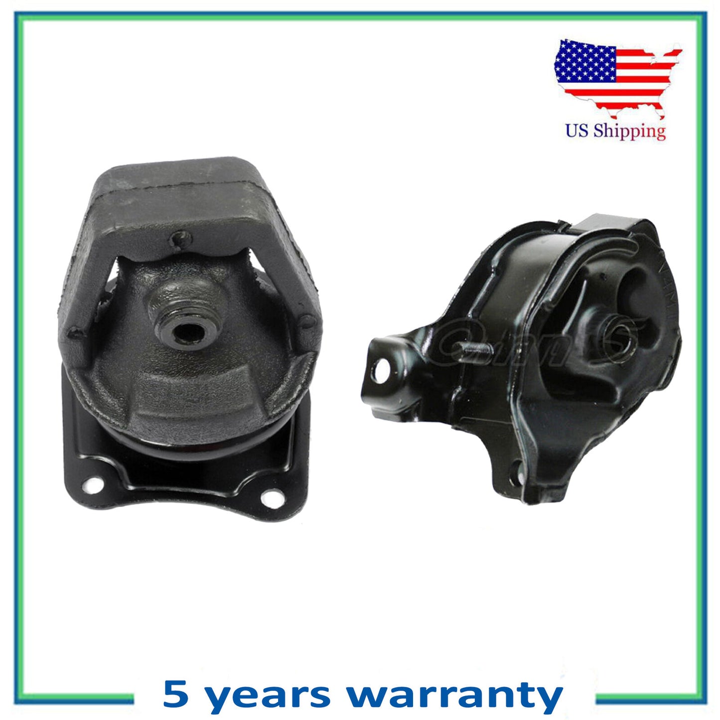 Set 2pcs Motor & Trans Mount Manual For 6542 6544 Acura Honda Accord 2.2L 2.3 EX