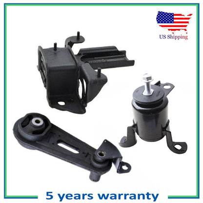 Motor & Torque Strut & Trans Mount for Auto For 2011-2014 Mazda 2 Set 3PCS 1.5L