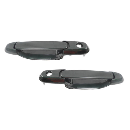 Front Pair Outside Door Handle For 98-03 Toyota Sienna Woodland Green Pearl 6R1