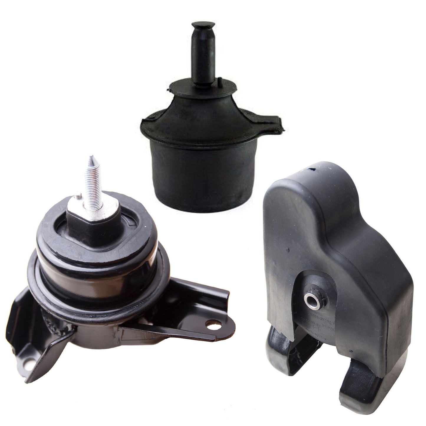 Set of 3PCS Engine Motor Mount New For 2009 2010 2011 Hyundai Azera 3.3L 3.8L V6