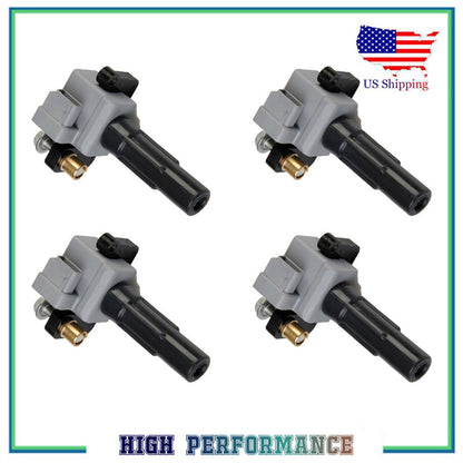 4 PCS Ignition Coil For UF508 C1479 Subaru Legacy Impreza Forester Outback 2.5L