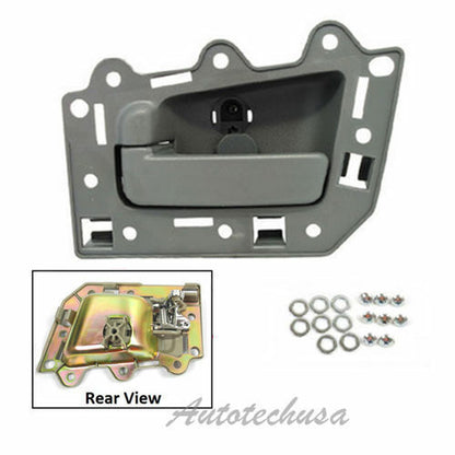 Posterior Izquierdo Interior Puerta Mango Para 2005-2011 Jeep Gran Cherokee Gray