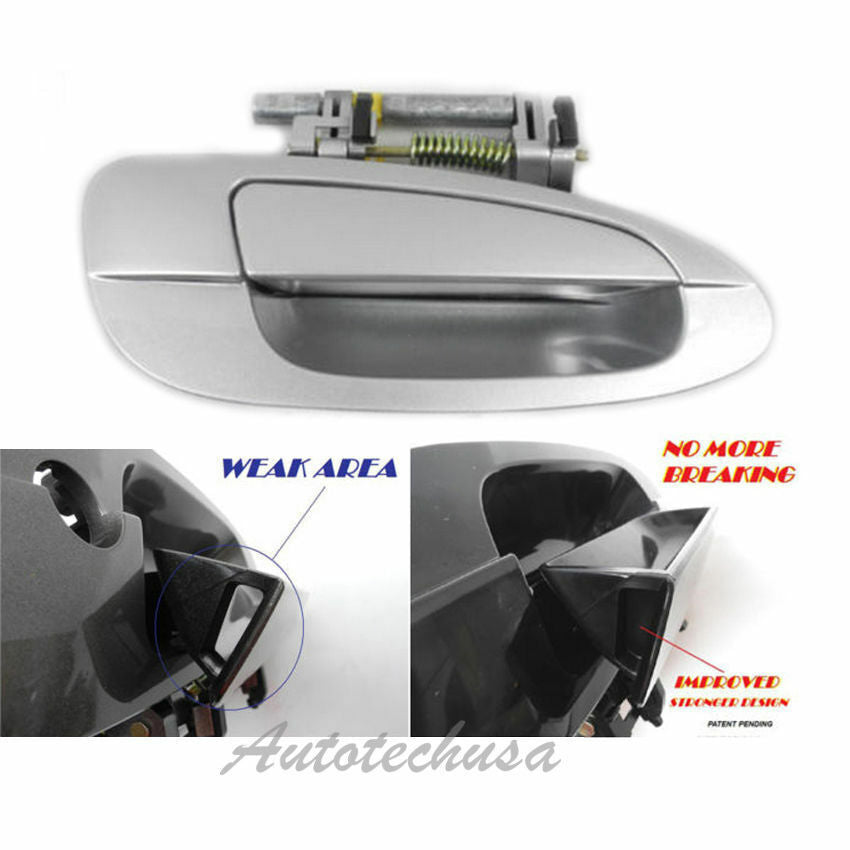 NoMoreBreaking For Nissan Altima Outside Door Handle B3752 RR Silver K12