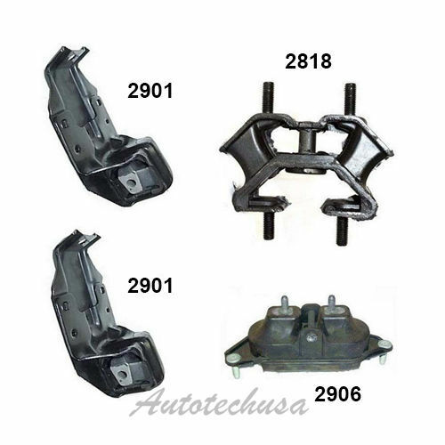 M765 Motor & Trans Montaje Juego 4PCS Para 2000-2005 Chevrolet Impala 3.4L Nuevo