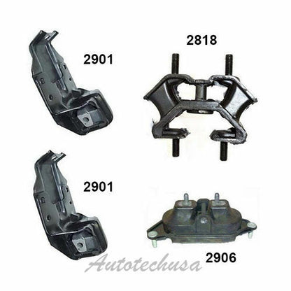 M765 Motor & Trans Montaje Juego 4PCS Para 2000-2005 Chevrolet Impala 3.4L Nuevo