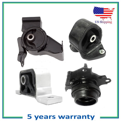 Juego 4PCS Motor & Transmisión Montaje Auto Para 2003-2006 Honda Element 2.4L