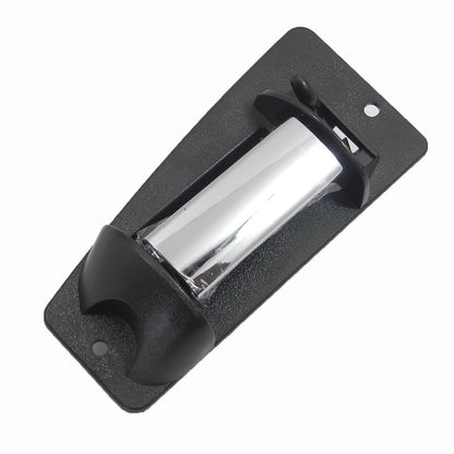 Rear Outer Door Handle 2PCS For Chevrolet Silverado GMC Texture Black & Chrome