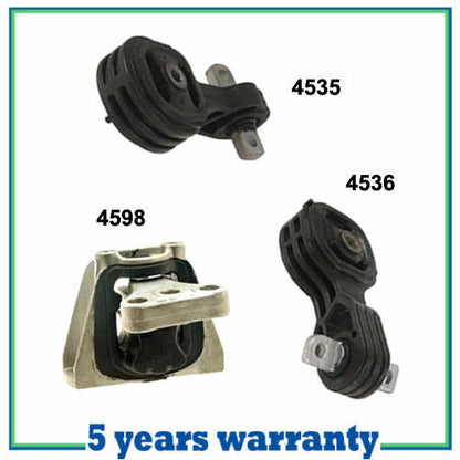 M264 Torque Strut & Trans Mount For 07-11 Honda CR-V 2.4 Set 3PCS for Auto Trans
