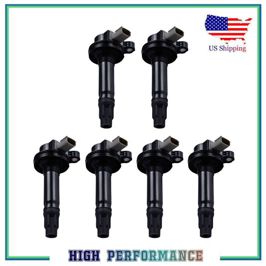 Set of 6PCS Ignition Coil For UF612 DG524 Ford Flex Taurus Lincoln MKT MKS 3.5L