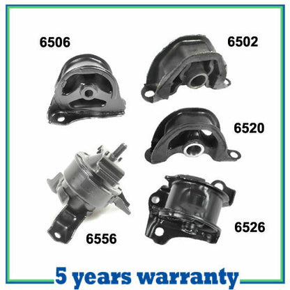 M106 Engine Motor & Trans Mount For 1996-2000 Honda Civic 1.6L Set Of 5PCS New