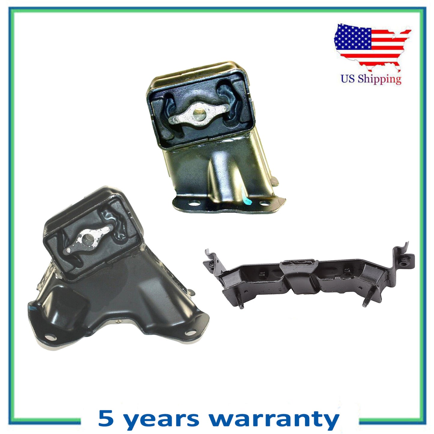 Nuevo Motor & Auto Trans Montaje Para Juego 3PCS Jeep Reclamo Grand Cherokee