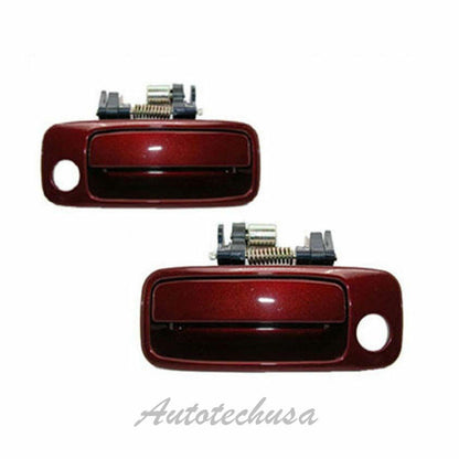 97-01 For Toyota Camry 3N6 Burgundy Outside Front Door Handle DH37 B469 B470