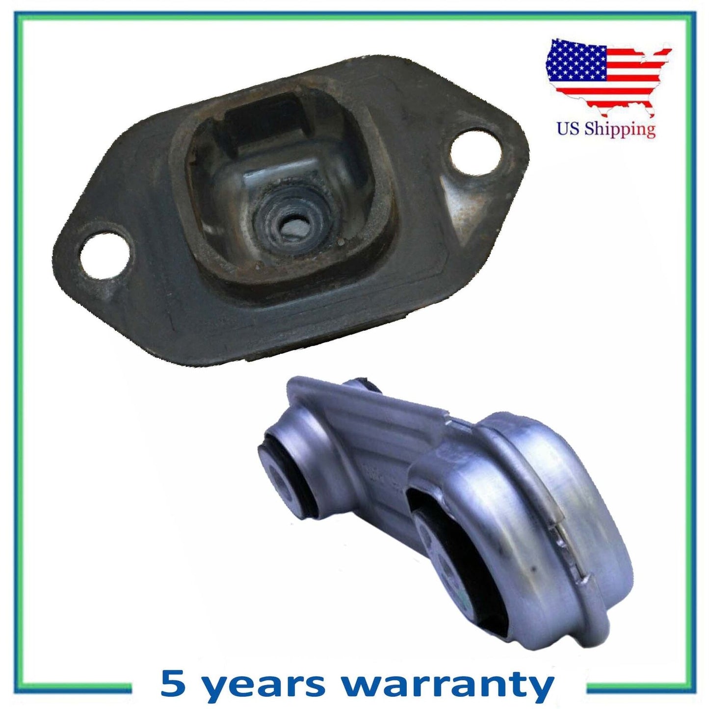 2PCS Rear Torque Strut & Trans Mount For 17-21 Nissan Qashiqai Rogue Sport 2.0L