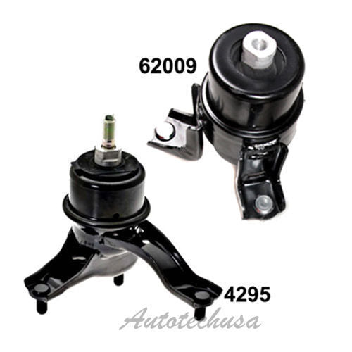 Engine Motor Mount 07-11 For Toyota Camry Hybrid 2.4L Set 2pcs M1075 4295 62009