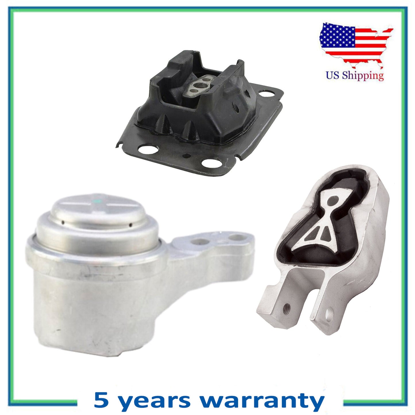 Set 3PCS Motor & Trans Halterung Für Ford Fusion 2014-2020 1.5L 2013-14 1.6L