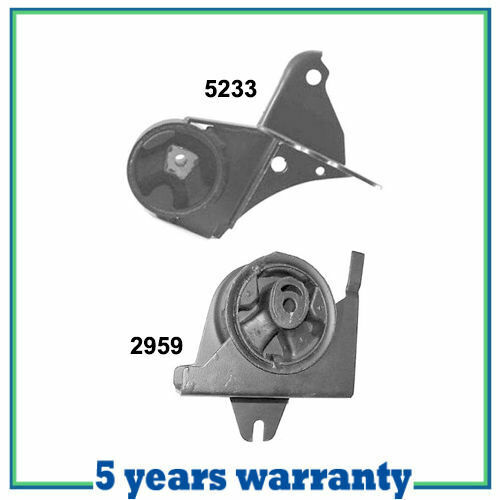 M830 Front Right & Trans Rear Mount 2PCS For 96-00 Dodge Grand Caravan 3.3L 3.8L