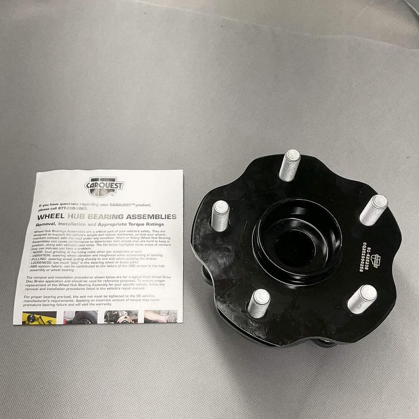 CARQUEST Wheel Bearing and Hub Assembly Rear For Toyota Lexus 91-425238